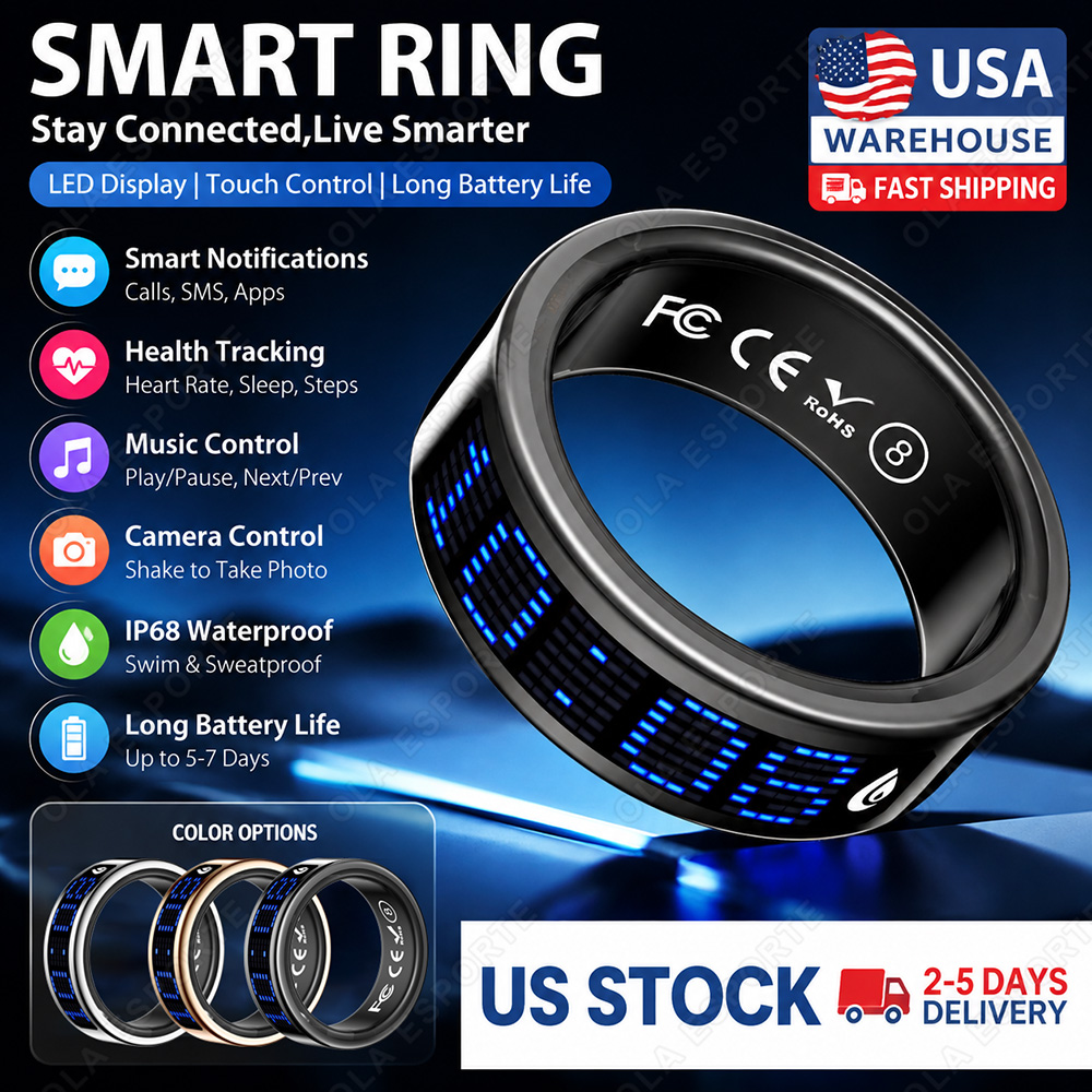 Blood Oxygen Monitor - New 2026 Call ID Reminder Smart