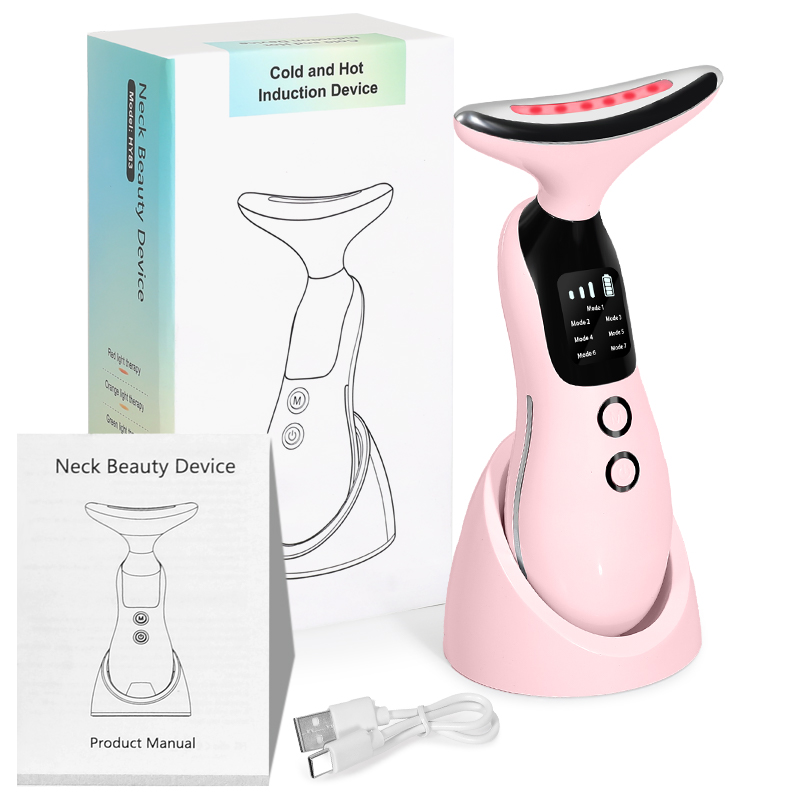 Health Wellness Massage - 7 Colors LED Lights Face Neck
