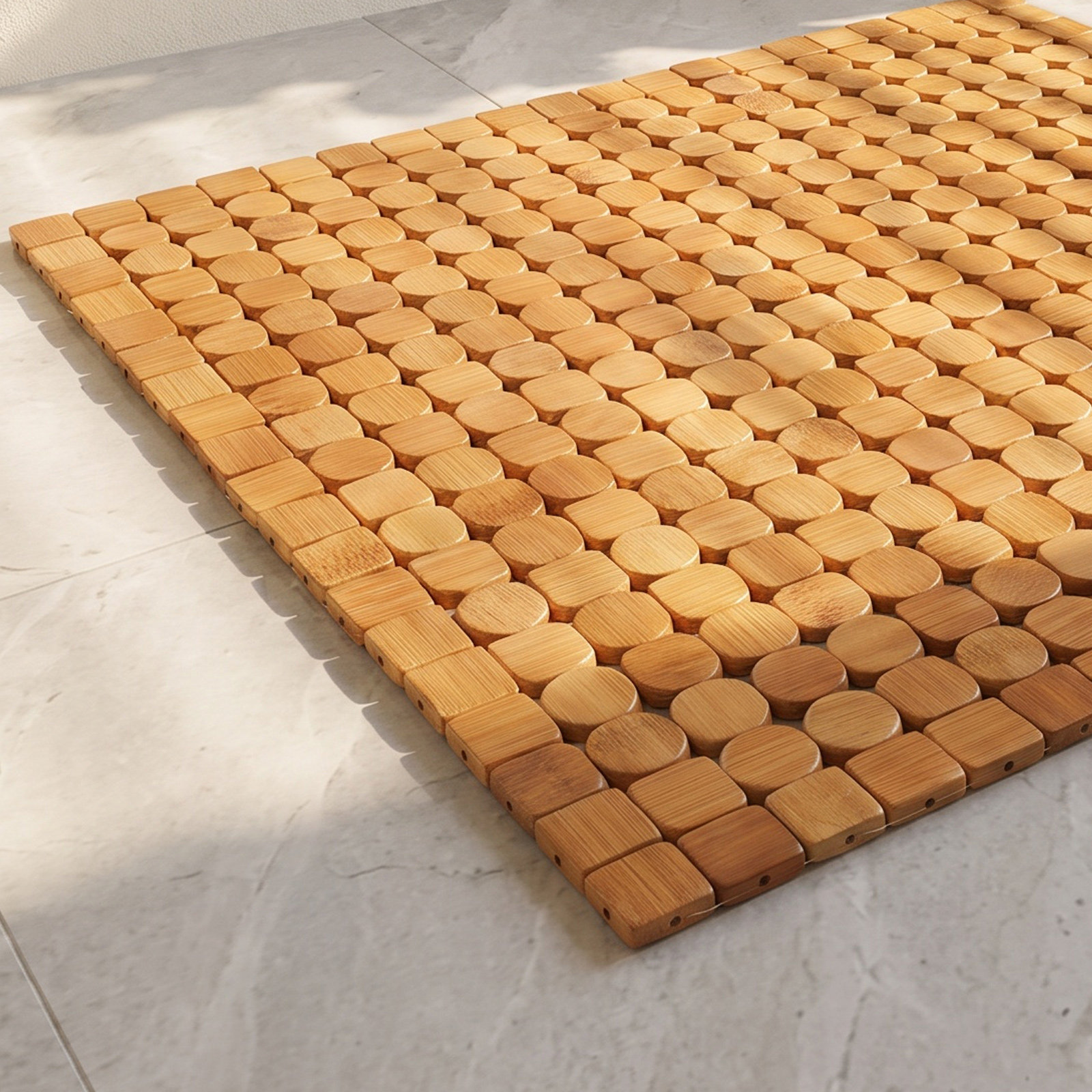 Foldable Bamboo Bath Mat Heat  - огляд і ціна Bamboo Bath Mat