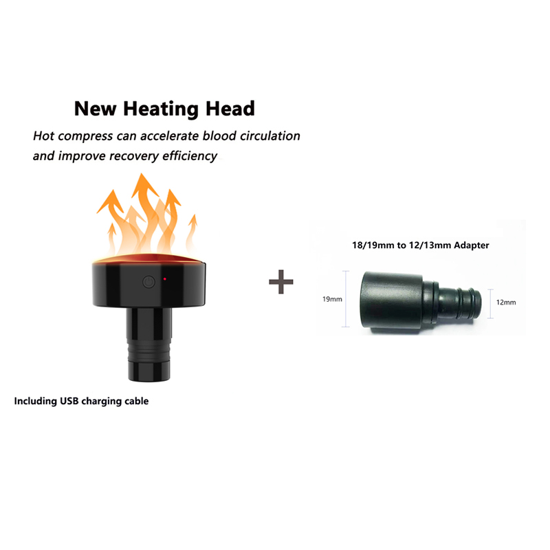 New Heat Fascia Gun Massage He - огляд і ціна Health Wellness Massage