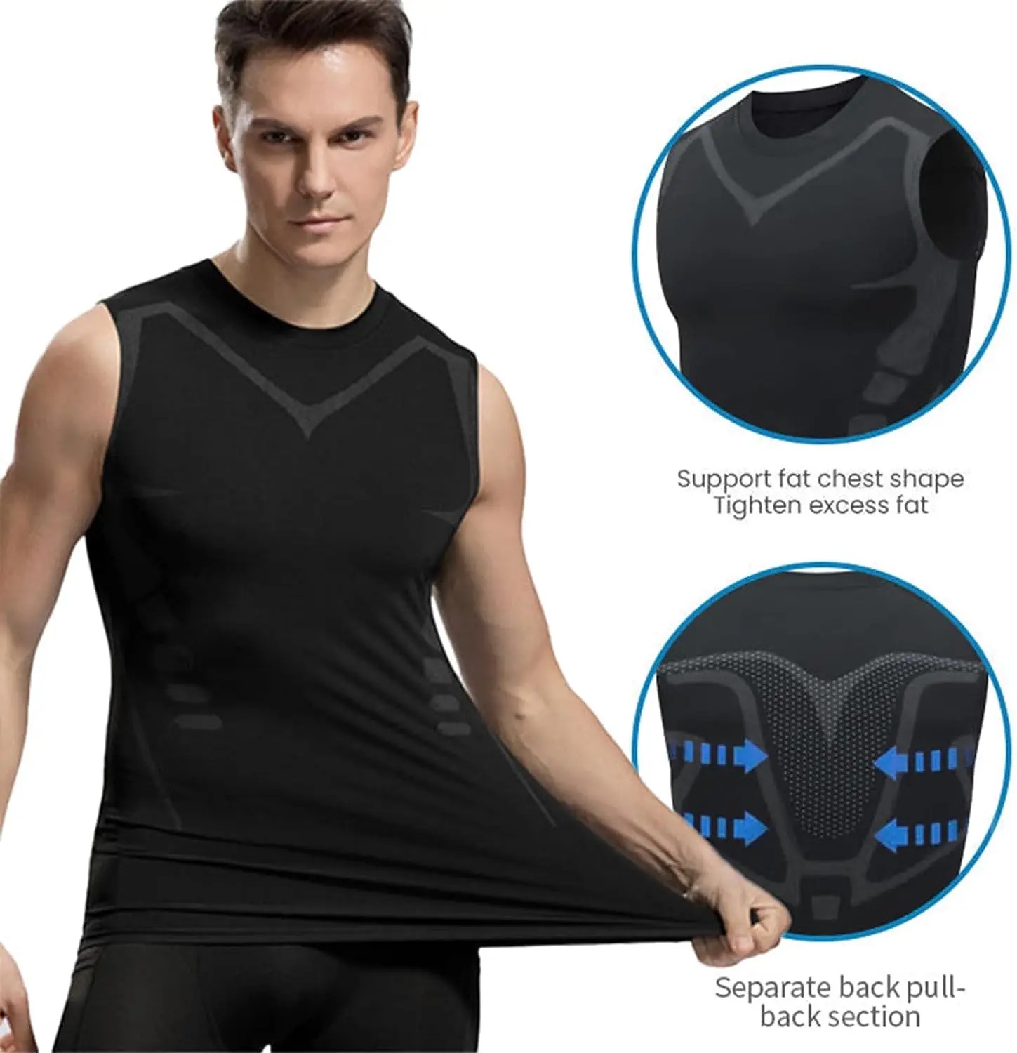 Compression Tank Top Mens Gym  - огляд і ціна Health Wellness Fitness