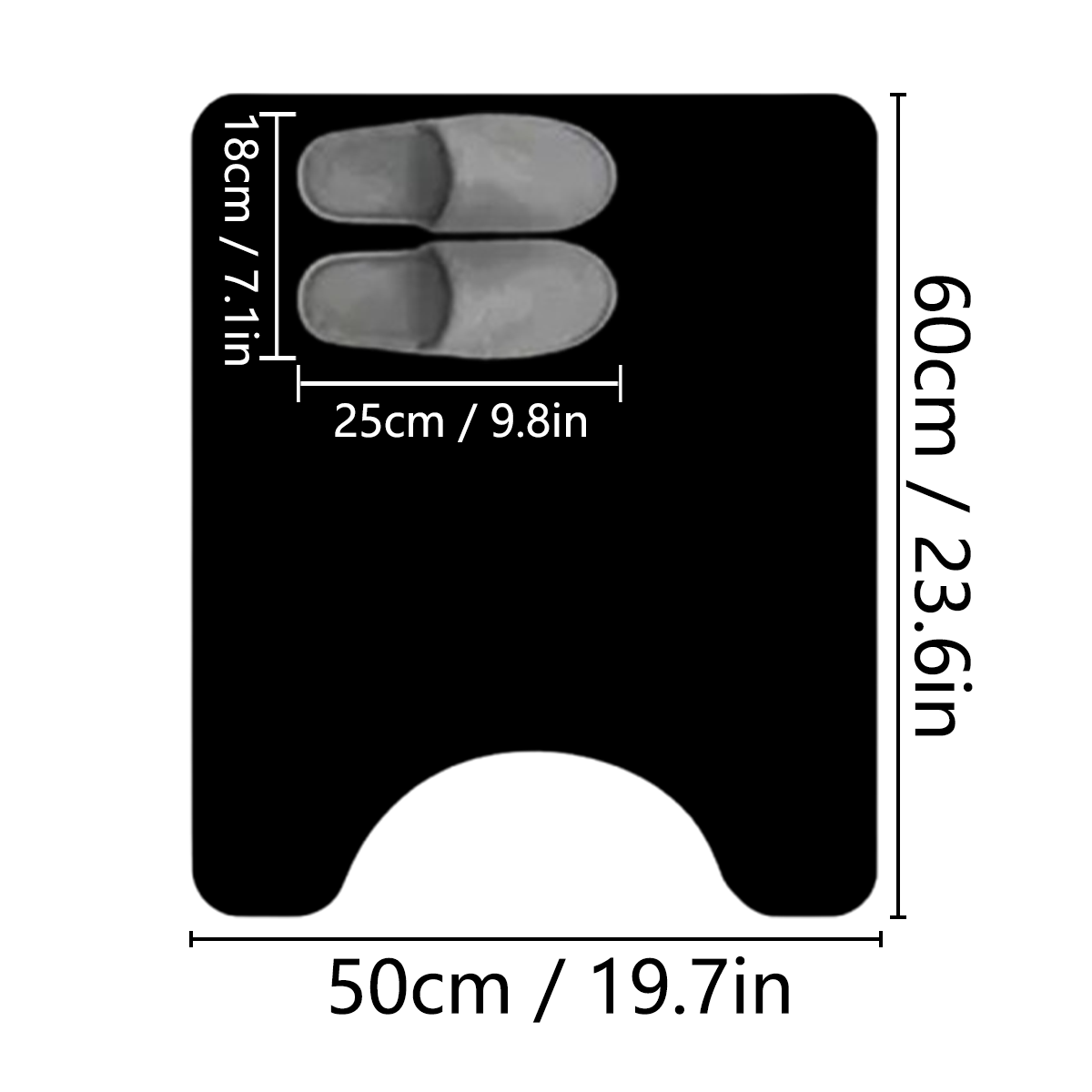 2D flat irregular-shaped toile - огляд і ціна Bamboo Bath Mat
