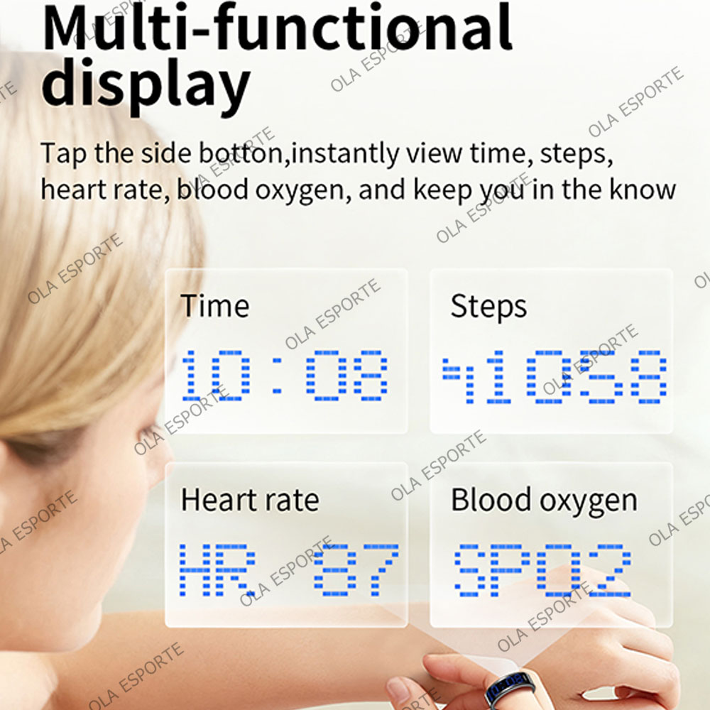 SR16 Smart Ring 3D LED Display - огляд і ціна Blood Oxygen Monitor
