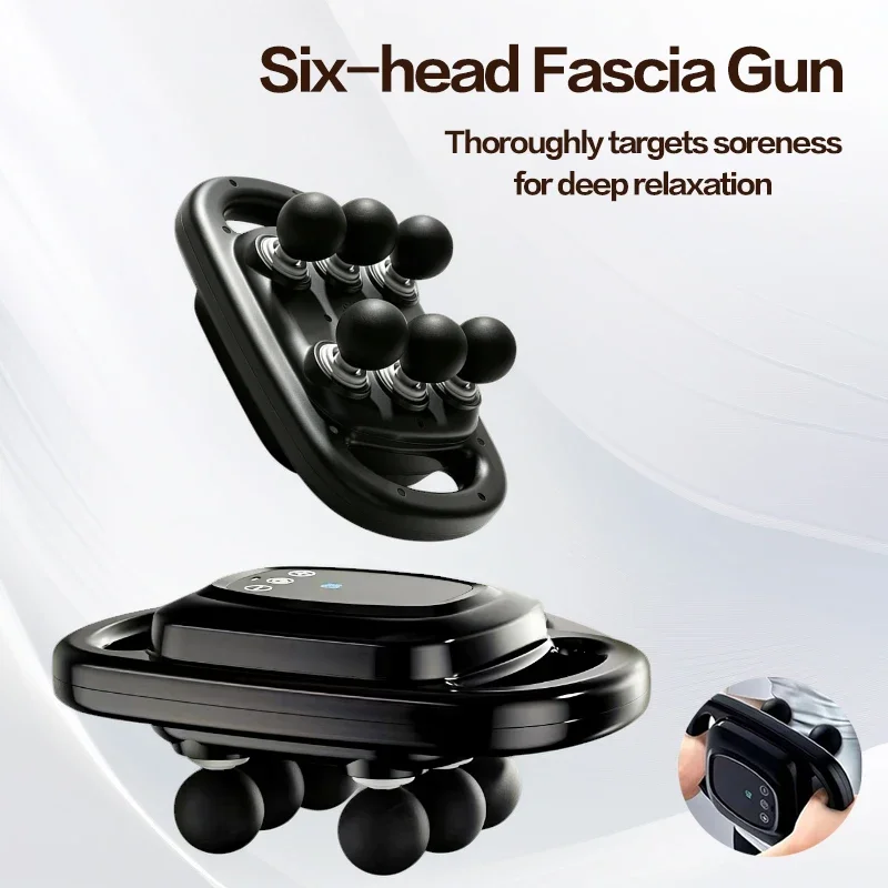 6-Head Deep Tissue Massage Gun - огляд і ціна Health Wellness Massage