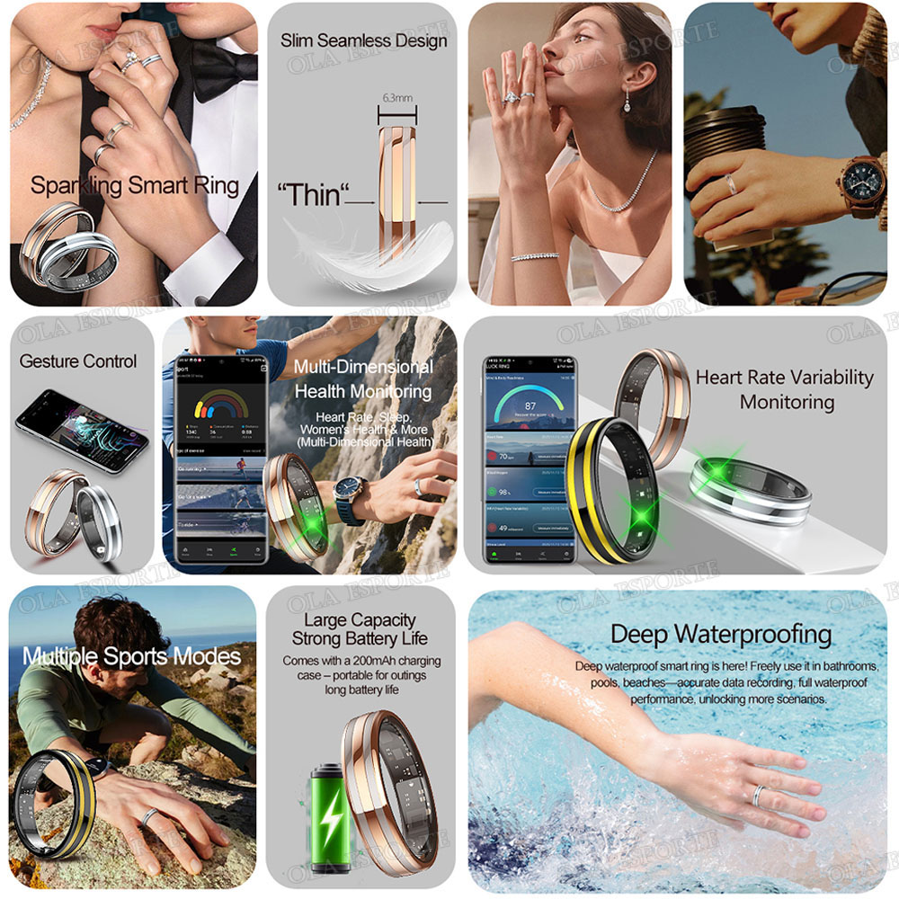 Gesture Sensing Smart Ring Hea - огляд і ціна Blood Oxygen Monitor