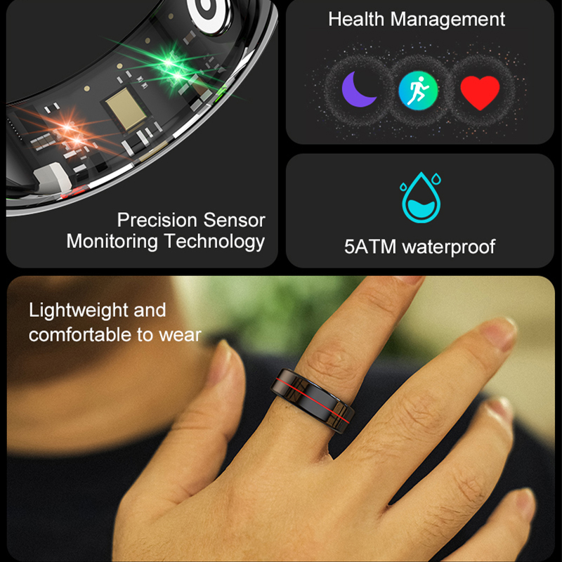 R04 Smart Ring Men Women Healt - огляд і ціна Blood Oxygen Monitor