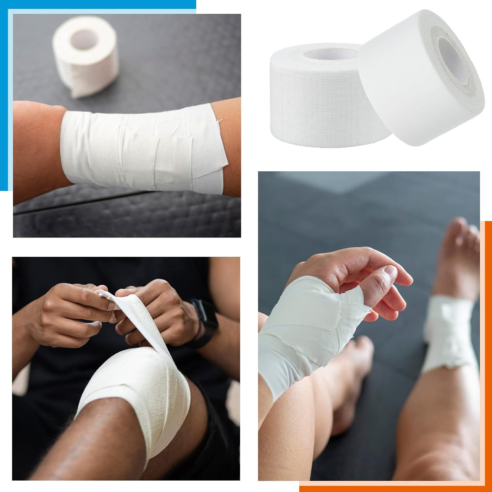 4 Roll White Self-Adhesive kin - огляд і ціна Kinesiology Tape Sports